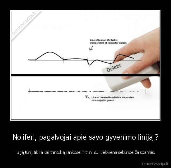 Noliferi, pagalvojai apie savo gyvenimo liniją ?