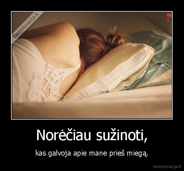 Norėčiau sužinoti,