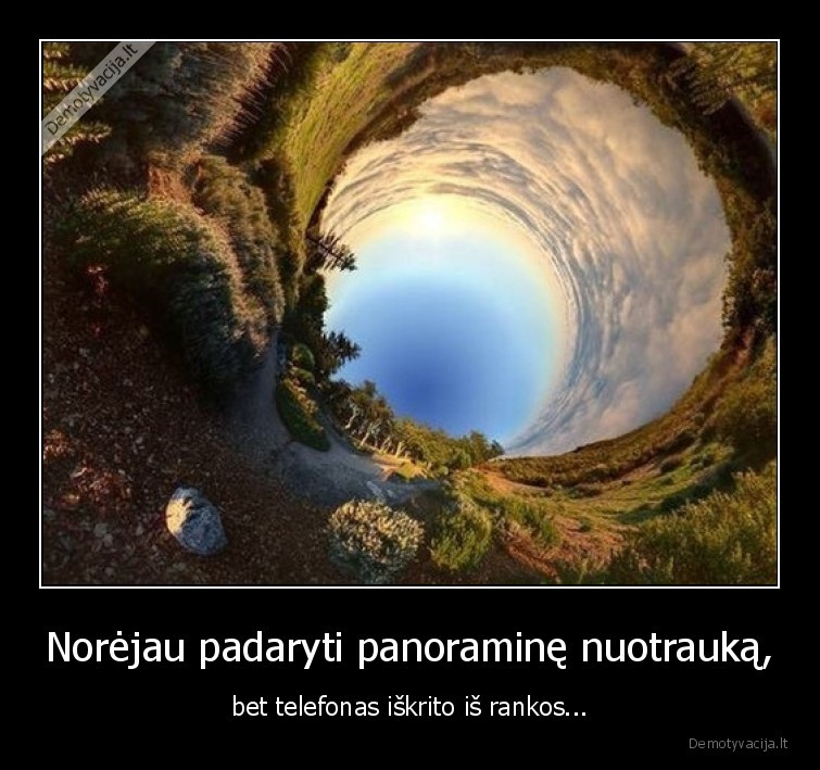 panorama,nuotrauka,ups,iskrito,telefona