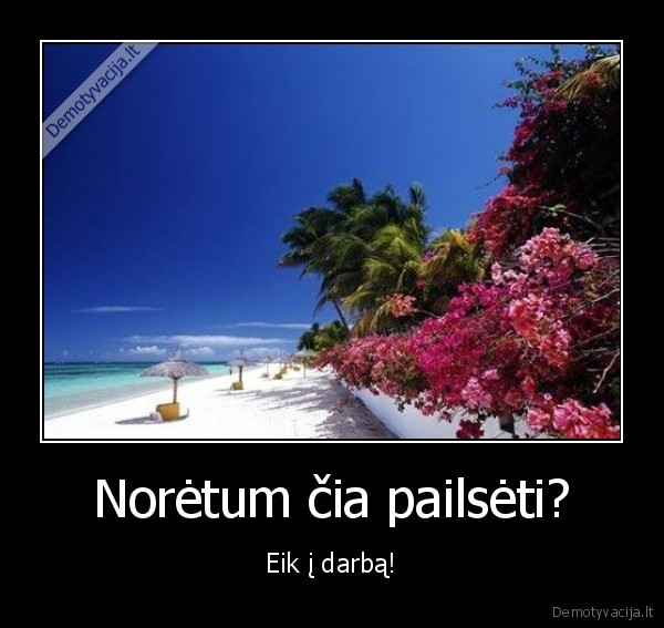 Norėtum čia pailsėti?