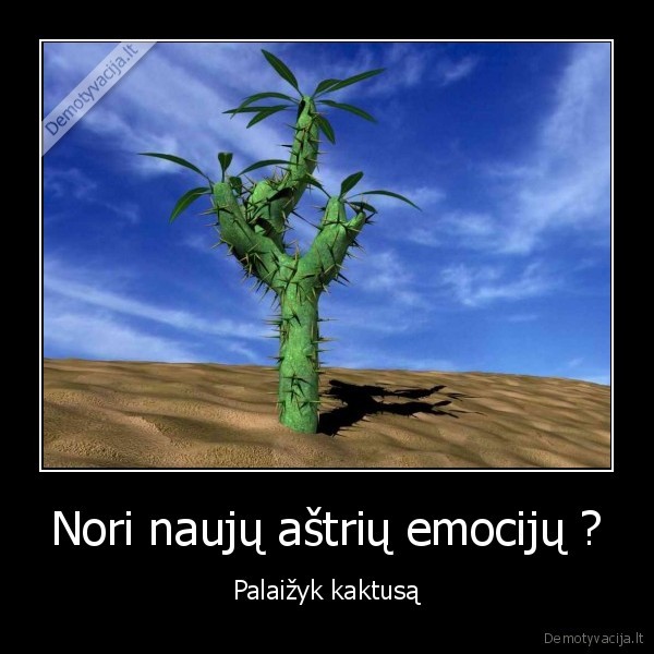 Nori naujų aštrių emocijų ?
