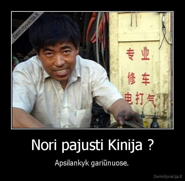 kinas,gariunai,jausti