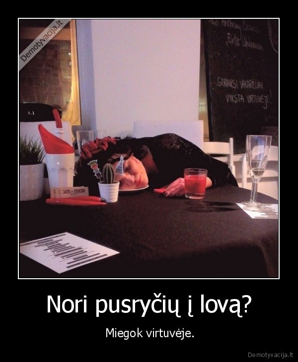 Nori pusryčių į lovą?