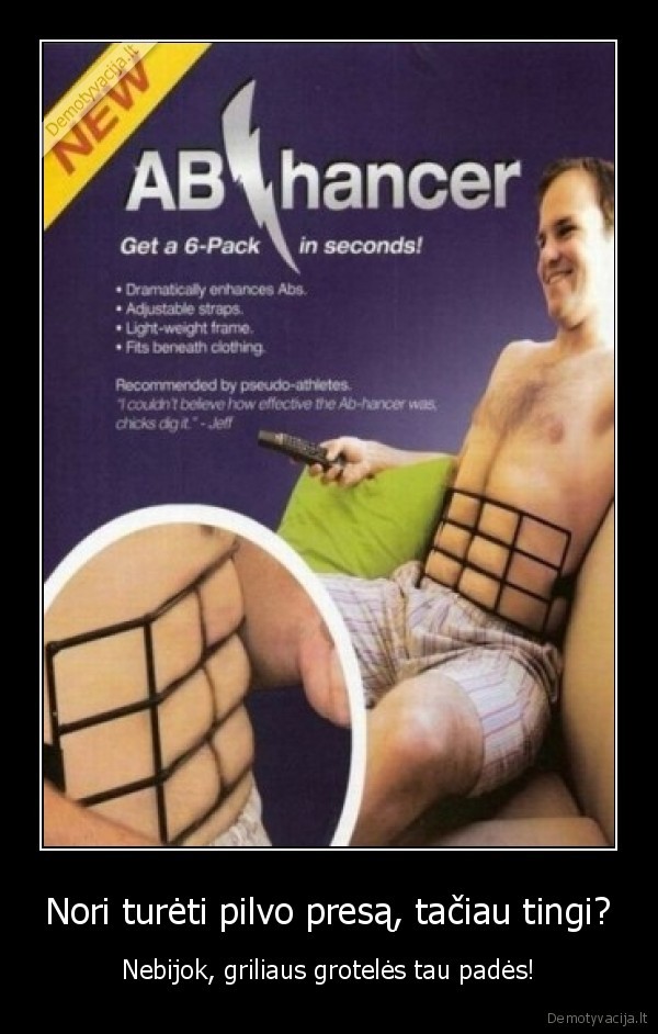 sixpack,raumenys,grotos