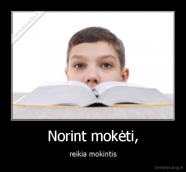 Norint mokėti,