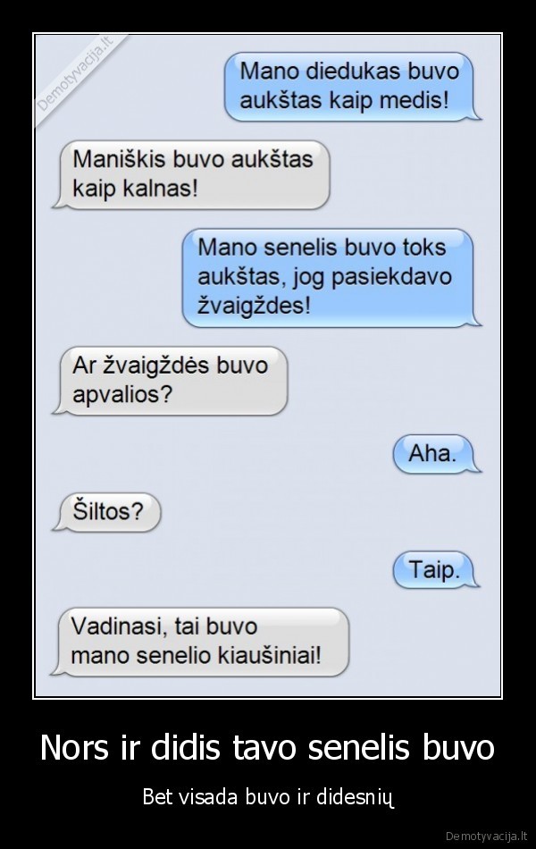 sms, susirasinejimas,aukstas, senelis,senelio, kiausiniai