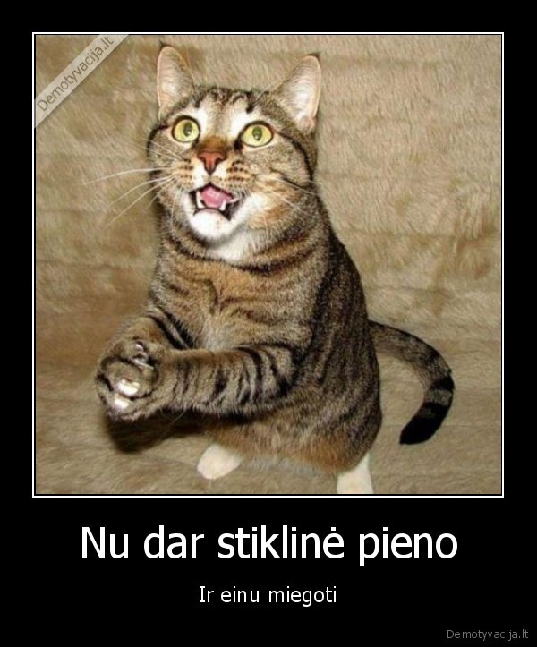 Nu dar stiklinė pieno