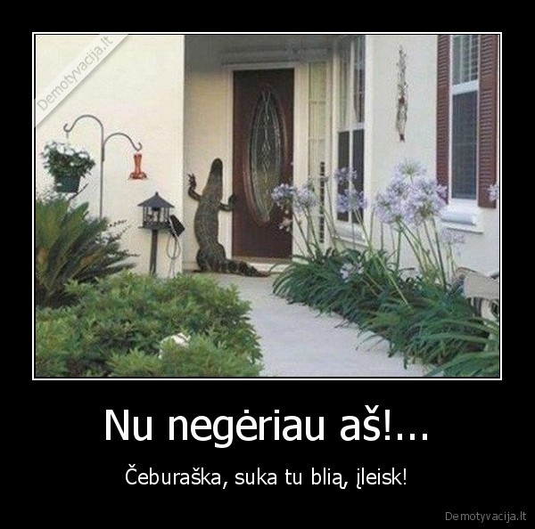 Nu negėriau aš!...