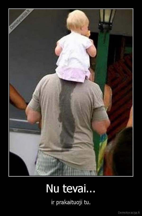 tevas,vaikas,apsimyzo