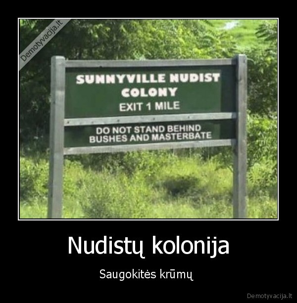 Nudistų kolonija