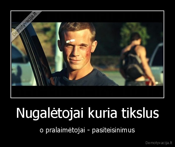 Nugalėtojai kuria tikslus