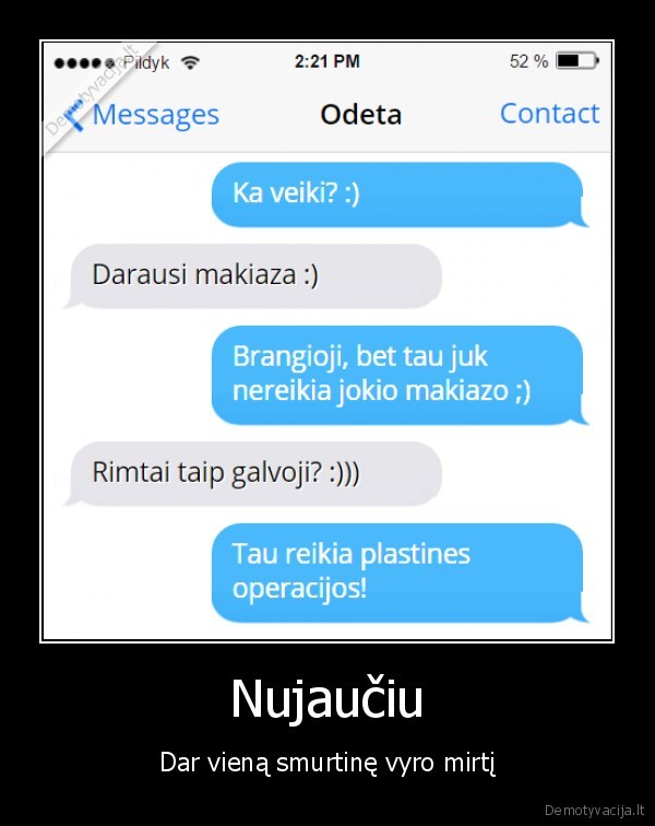 makiazas,plastine, operacija