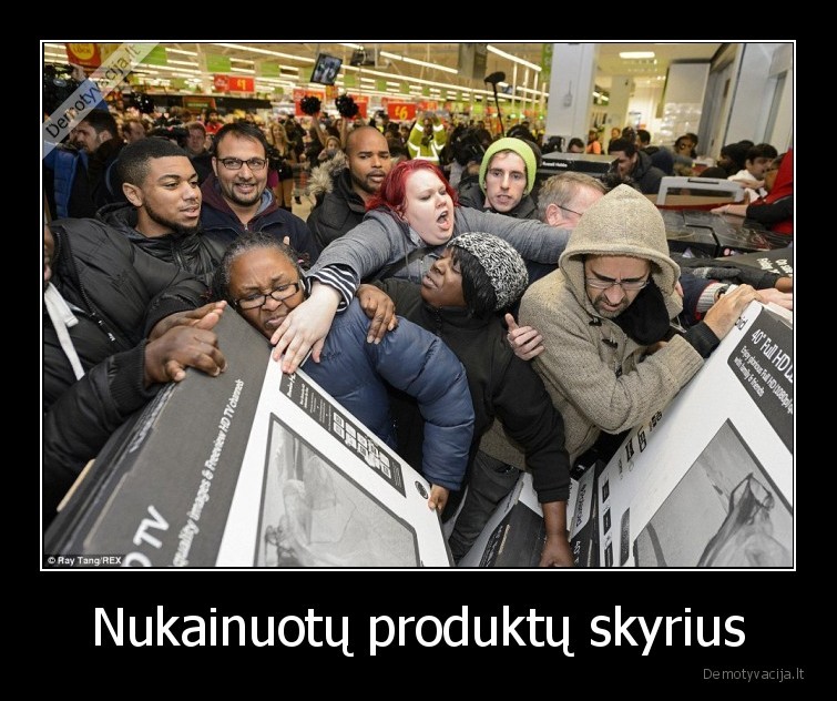 Nukainuotų produktų skyrius