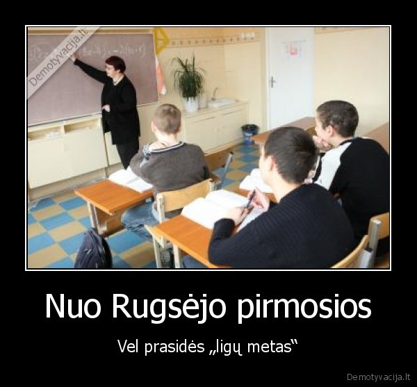 liga, mokykla, metas