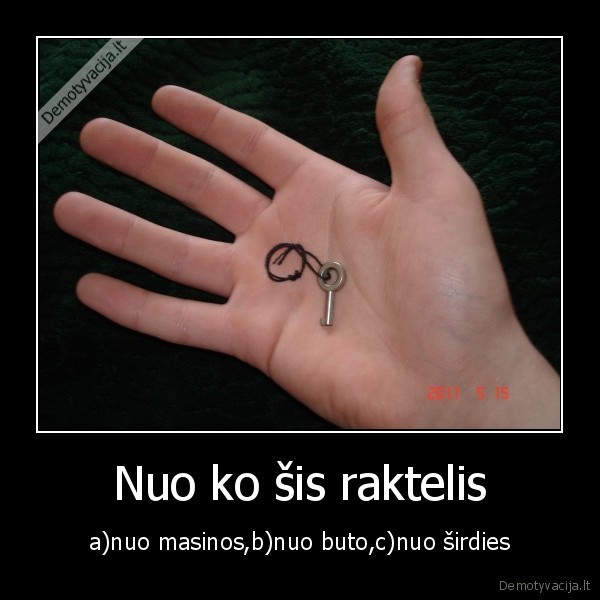 Nuo ko šis raktelis