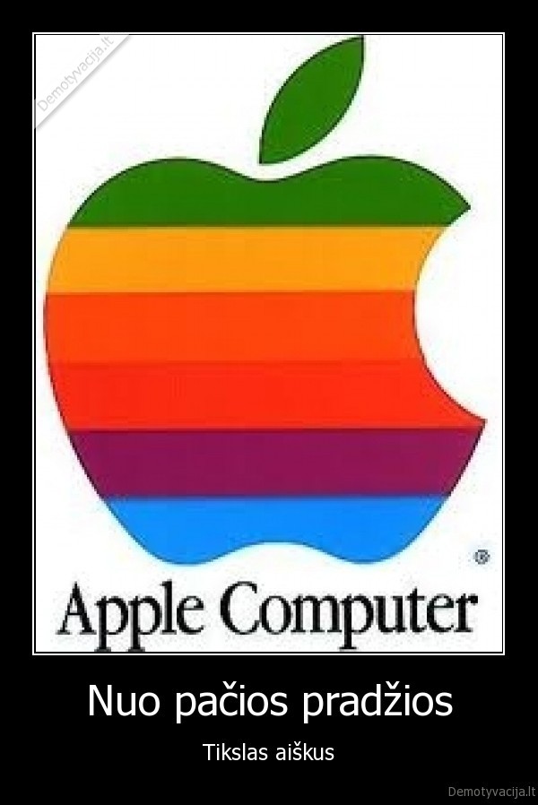 Nuo pačios pradžios