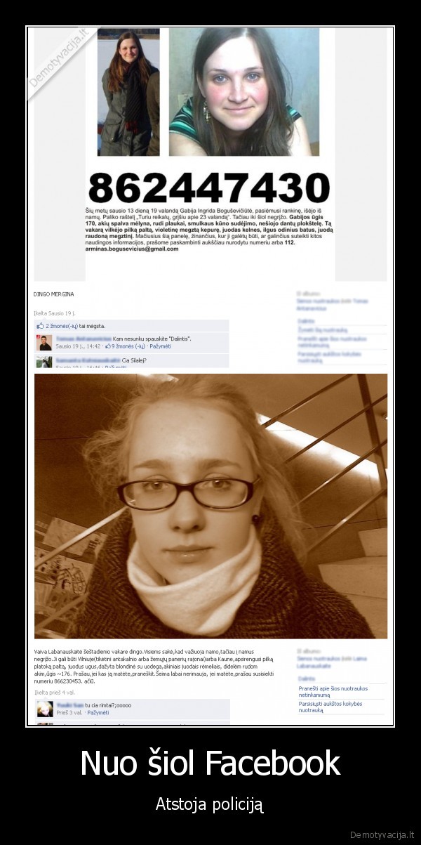 facebook,dingo, merginos,policija