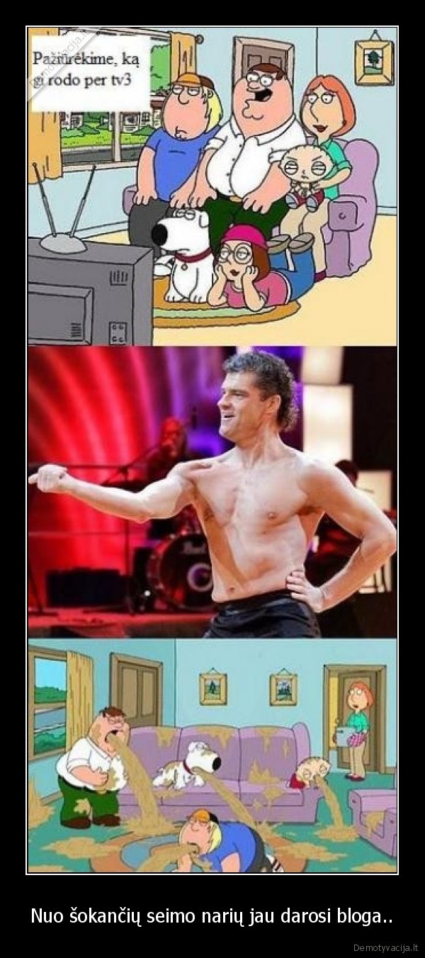 Nuo šokančių seimo narių jau darosi bloga..