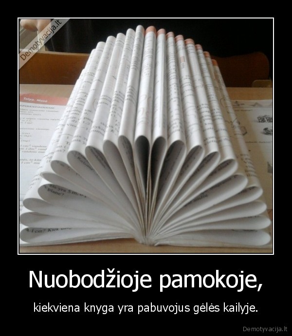 Nuobodžioje pamokoje,