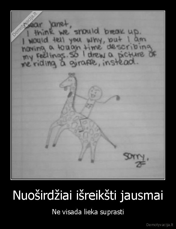 Nuoširdžiai išreikšti jausmai