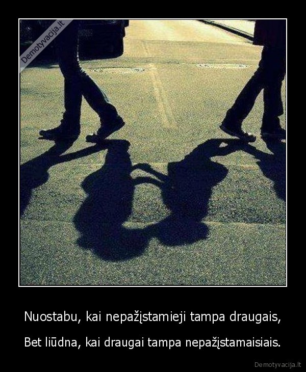 Nuostabu, kai nepažįstamieji tampa draugais,