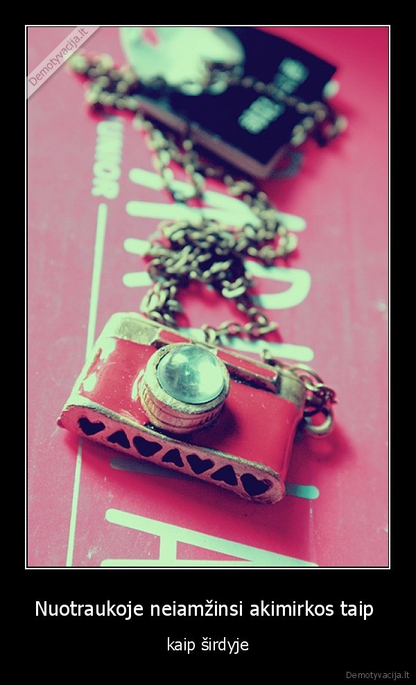 Nuotraukoje neiamžinsi akimirkos taip 