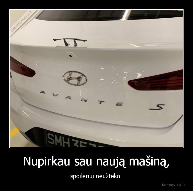 masina,nauja,spoileris