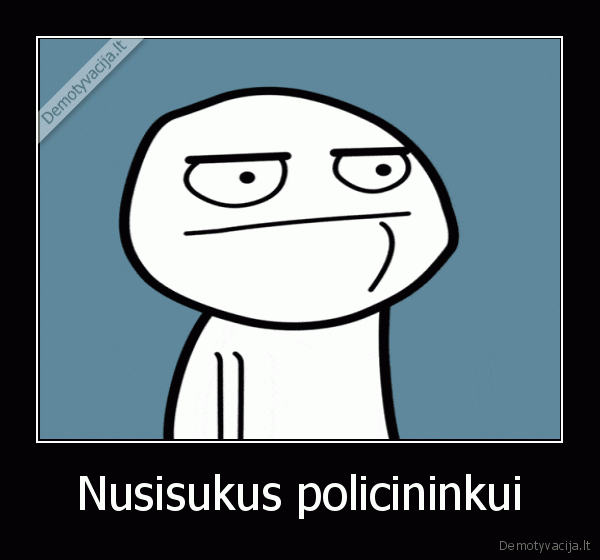 Nusisukus policininkui