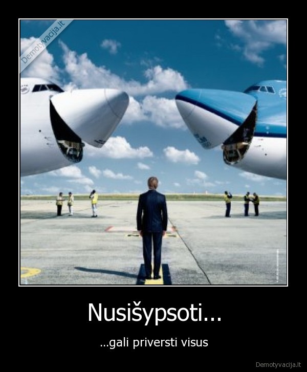 Nusišypsoti...