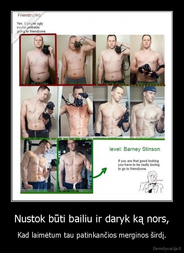 Nustok būti bailiu ir daryk ką nors,