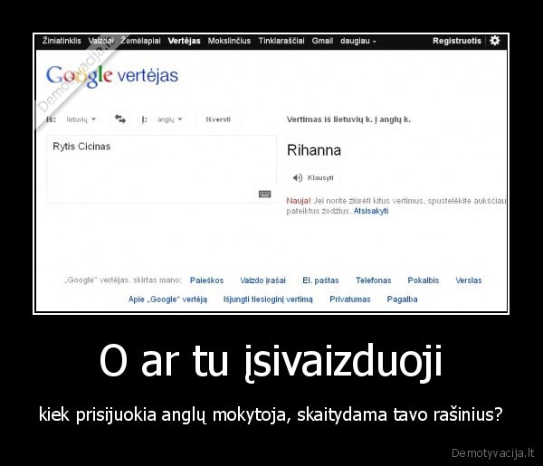 O ar tu įsivaizduoji