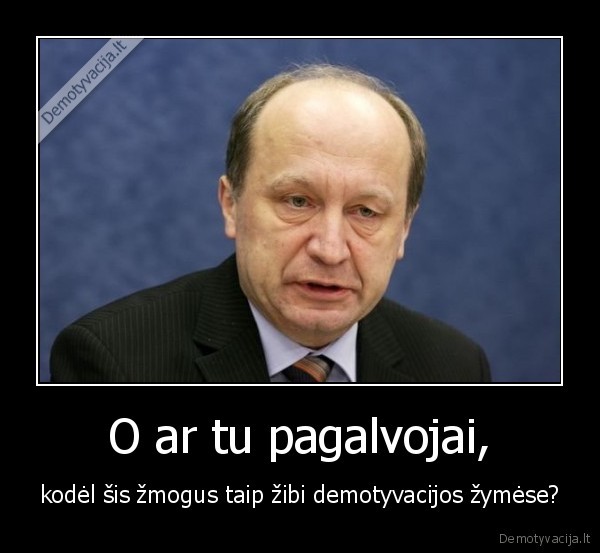 kubilius, demotyvacijos, zymiu, zvaigzde