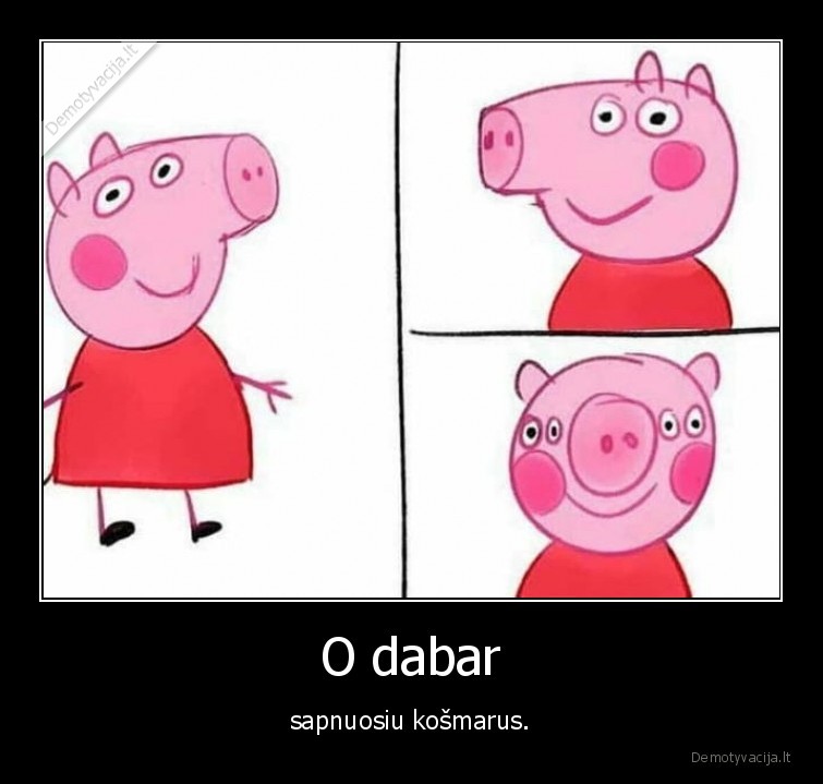 peppa,kiaule,akys,kosmarai