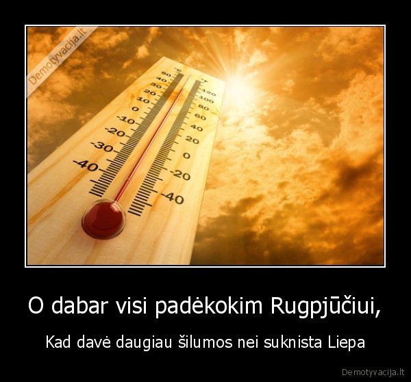 rugpjutis, liepa, karstis