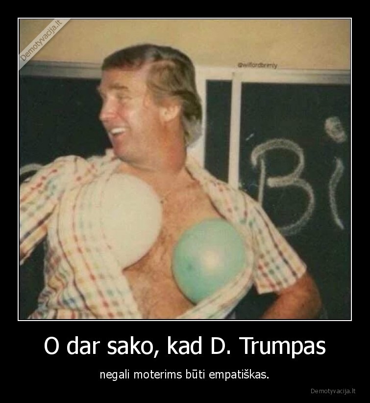 trumpas,moteris,papai,empatija