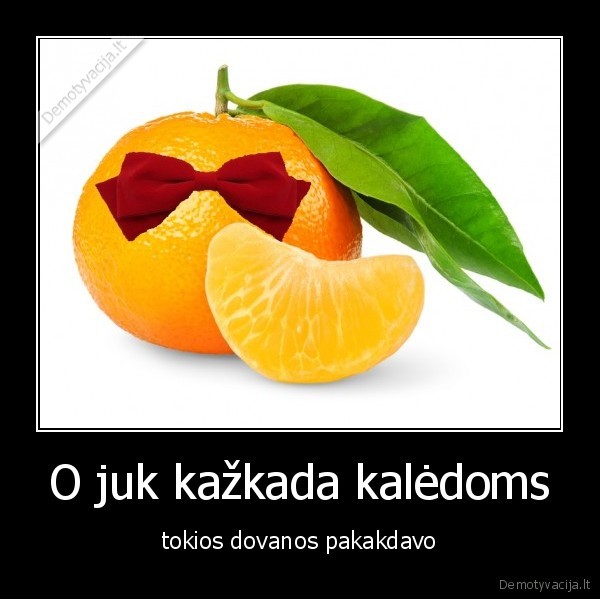 kaledos,svente,mandarinas