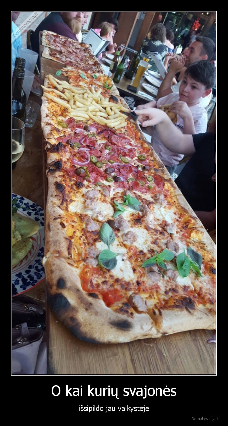 vaikyste,maistas,pica,svajone