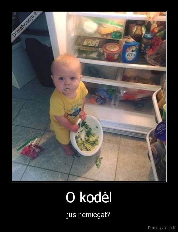 vaikas,miegoti,saldytuvas