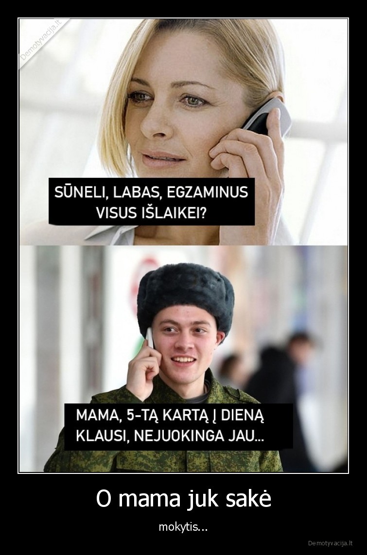egzaminai,kariuomene,istojo,sunus