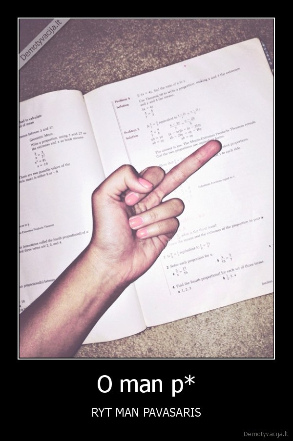 O man p*