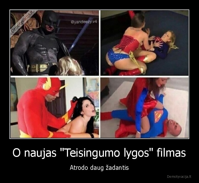teisingumo, lyga,porno, versija