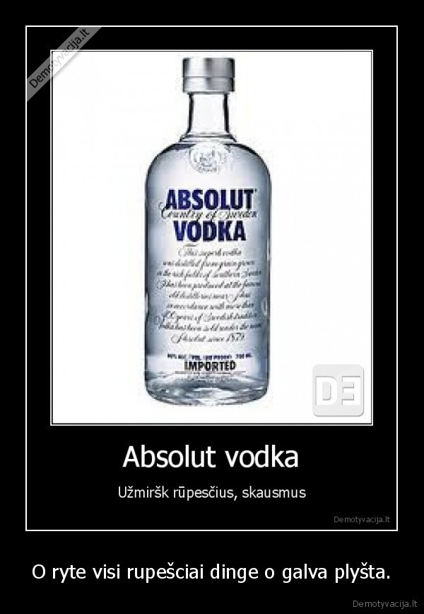 galva, skausmas, vodka