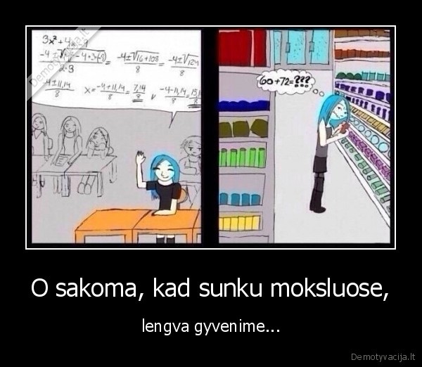 matematika,gyvenimas