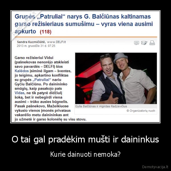 gytis, balciunas,patrulis