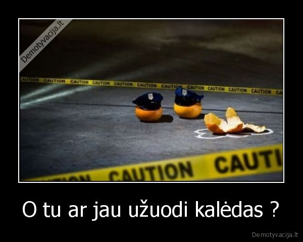 kaledos, mandarinai, riminalas