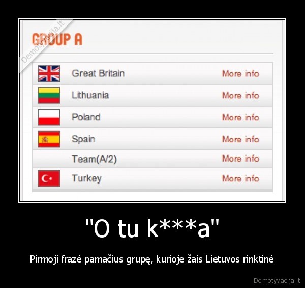 &quot;O tu k***a&quot;