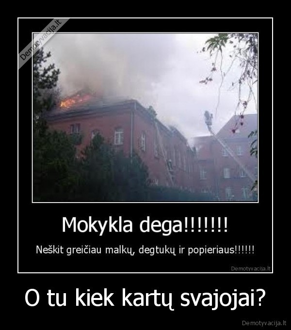 O tu kiek kartų svajojai?