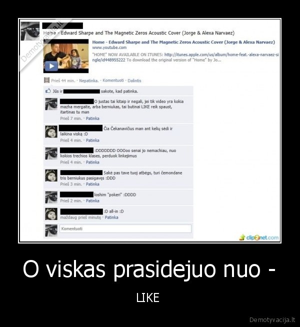 O viskas prasidejuo nuo -