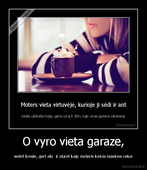 O vyro vieta garaze,