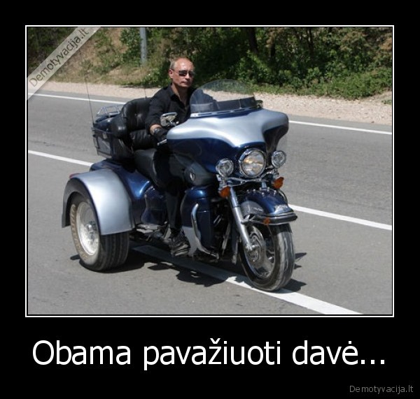 Obama pavažiuoti davė...